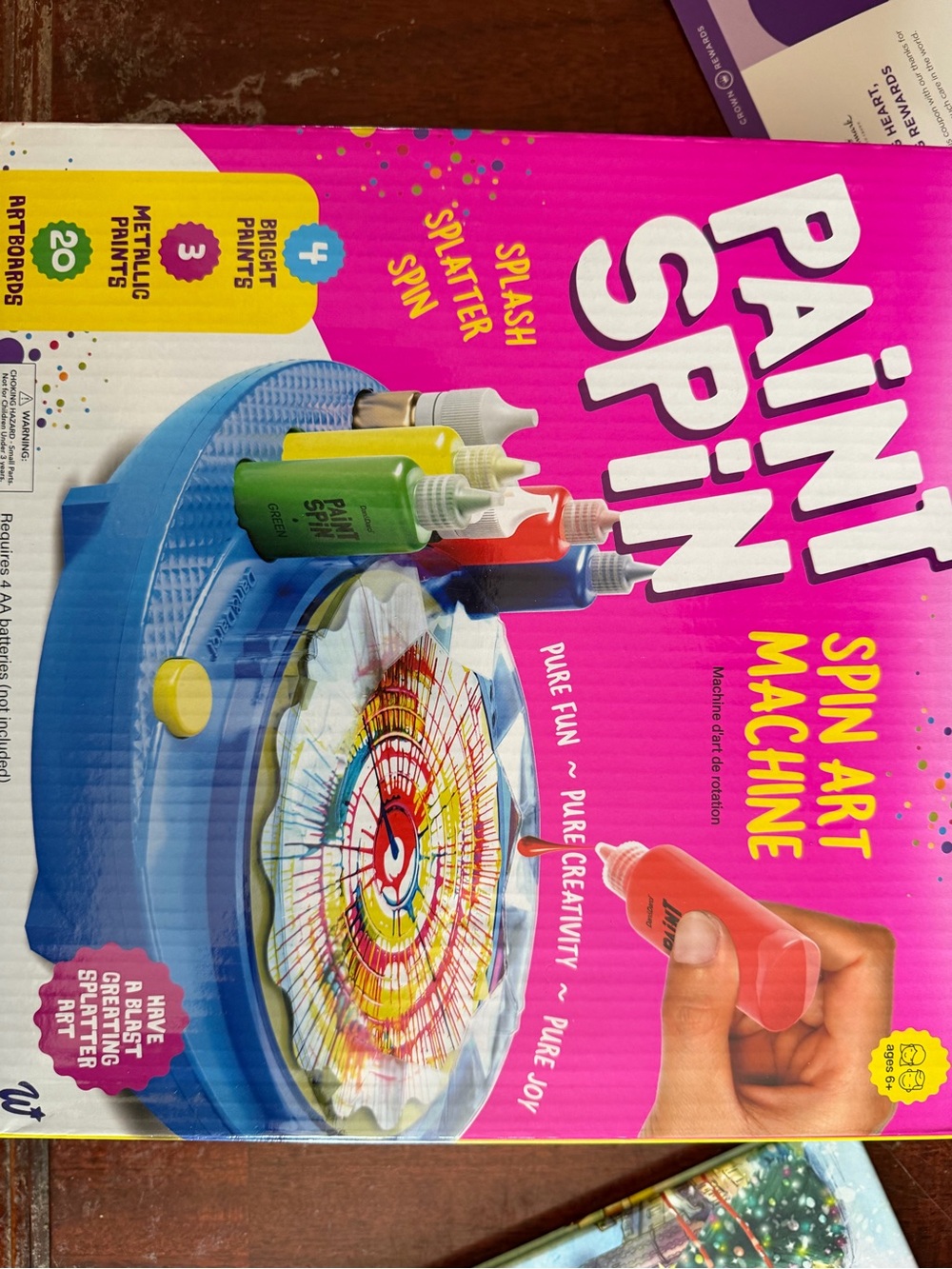 Paint Spin Spin Art Machine - Bright Multicolor Kit